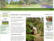 Tablet Screenshot of gardenfine.com